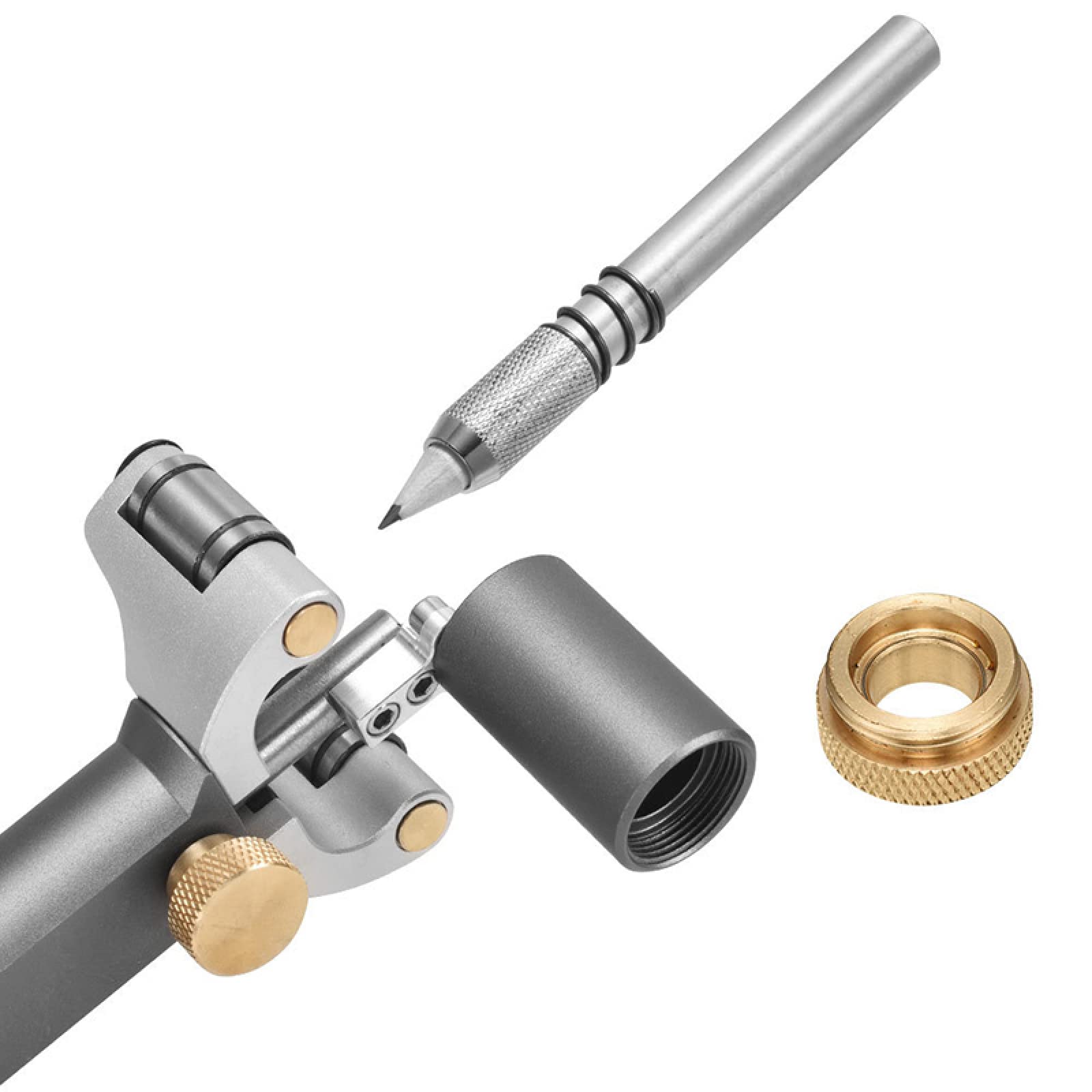 Woodworking Arc Straight Line Dual Purpose Scribe Parallel Arc