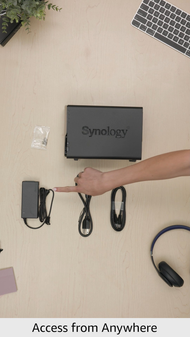 NAS Synology DS223 2 Bay Con 2 Dischi Seagate IronWolf 4TB - 8TB Totale Per Casa E Ufficio