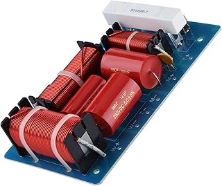 3 Way Crossover Filter Audio Frequency Divider, PA-3 Treble Alto Bass HiFi Audio Filter Module Board for High Power Speaker