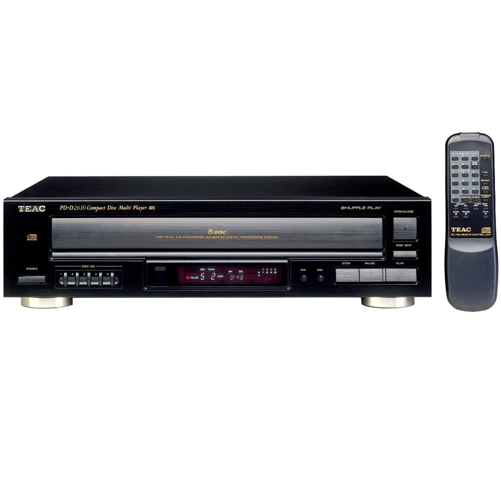 Amazon.com: TEAC PD-D2610 5-CD Carousel Changer with MP3 CD