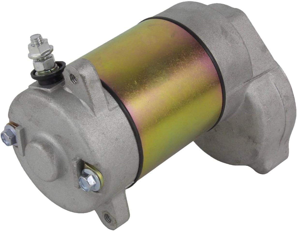 RAREELECTRICAL New Starter Motor 12V 9-Tooth Pmdd Compatible With Polaris Atv 300 2X2 2X4 400L 2X4 4X4 Scrambler Trail Blazer Trail Boss Big Boss 6X6 1989-2006 3084403 308-4403 3085393 308-5393 244Cc