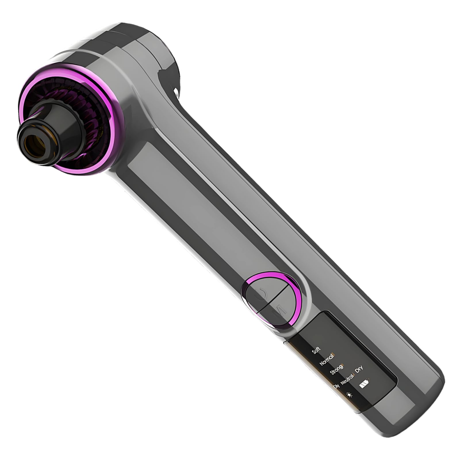 Aspiratore elettrico per punti neri con funzione di riscaldamento, 3 livelli regolabili, ricaricabile tramite USB, strumento di estrazione a caldo, grigio, 4,1 x 7,1 x 17,9 cm