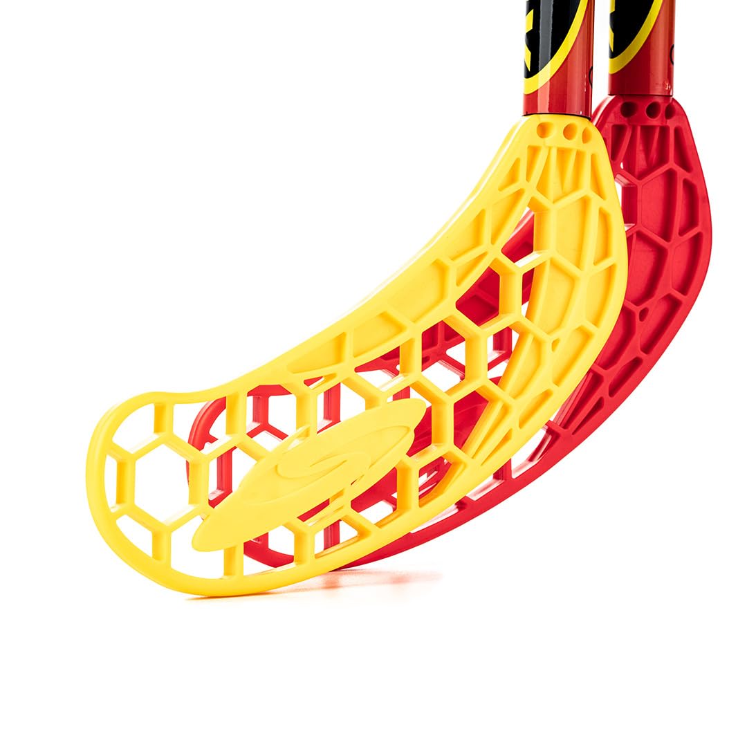 Bandito 4415.01 Set de Hockey, Noir/Jaune/Rouge, 95 x 23,4 x 10 cm