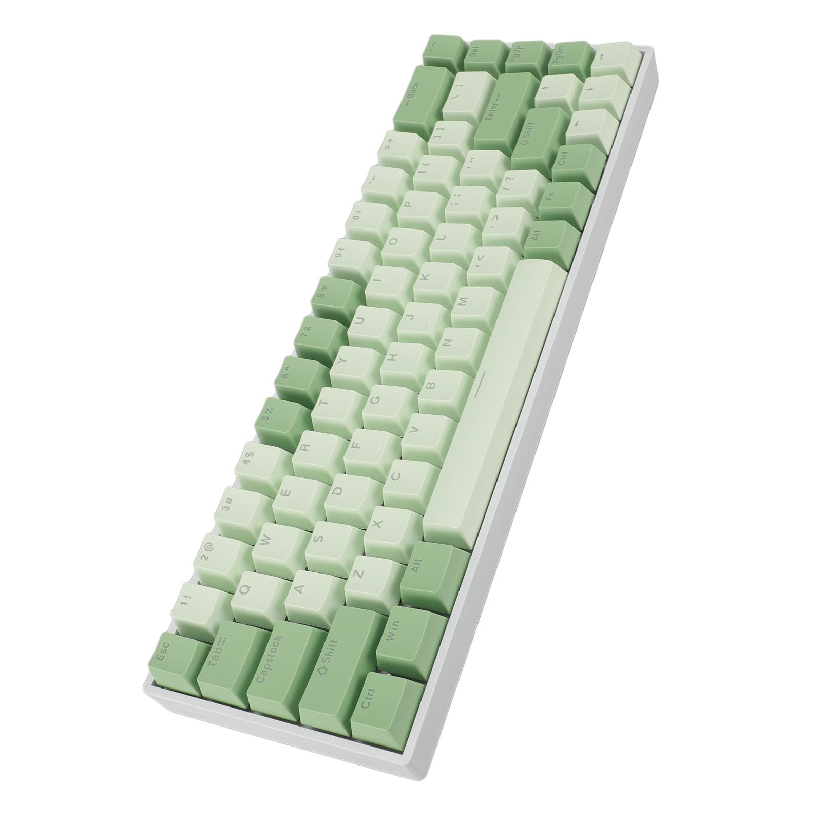 Klawiatura Mechaniczna 60%, Podświetlenie RGB, Niebieski Przełącznik, USB C, Przewodowa Klawiatura do Gier Zapewniająca Zwycięstwo, Ergonomia