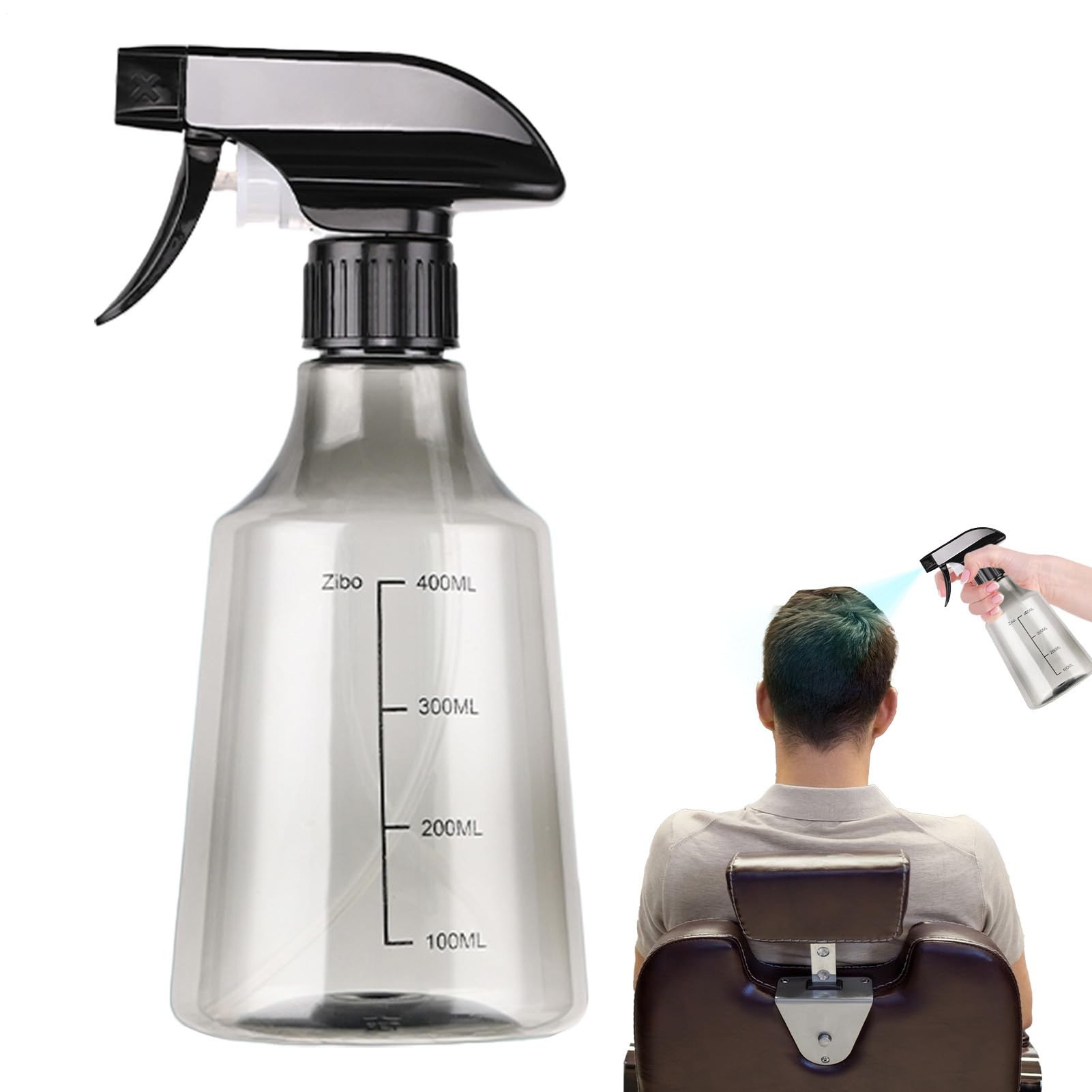 Genérico Botella De Spray, Botella De Rociador Recargable, Botella De Solución De Limpieza Vacía, Diseño De Gatillo Para La Cocina De 20x8.5 Cm, Liviano Y Portátil