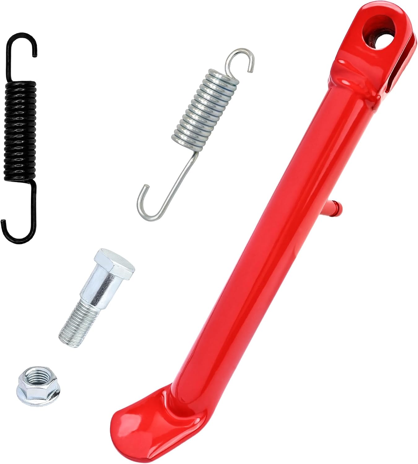 STRONGTHIUM Mini Bike Kickstand w/Spring Kit Compatible with Coleman CT200U CT200U-EX BT200X CT200U-EXR Axis M200 Replacement Kick Stand for 196cc 212cc 6.5HP Engine Minibike Powersports Parts