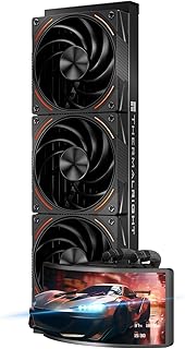 Thermalright Rainbow Vision 360 TURBO ARGB Black Ventosa Magnetica per CPU AM5/Intel LGA1851/1700, 6,67", risoluzione 2400 x 1080