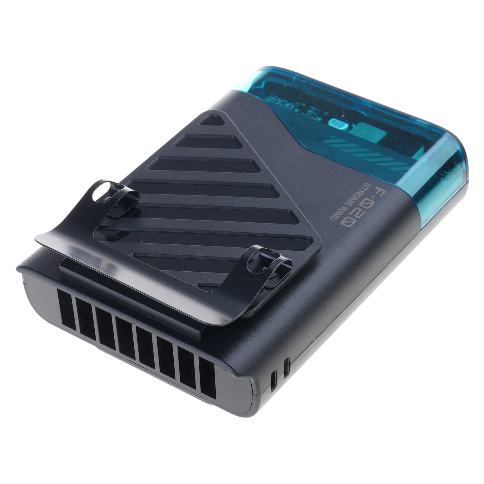 TAZIZI Wearable Waist Fan 4000mAh Clip Rechargable Cooling ABS Texture Portable Present for Sports Enthusiasts Outdoor Work