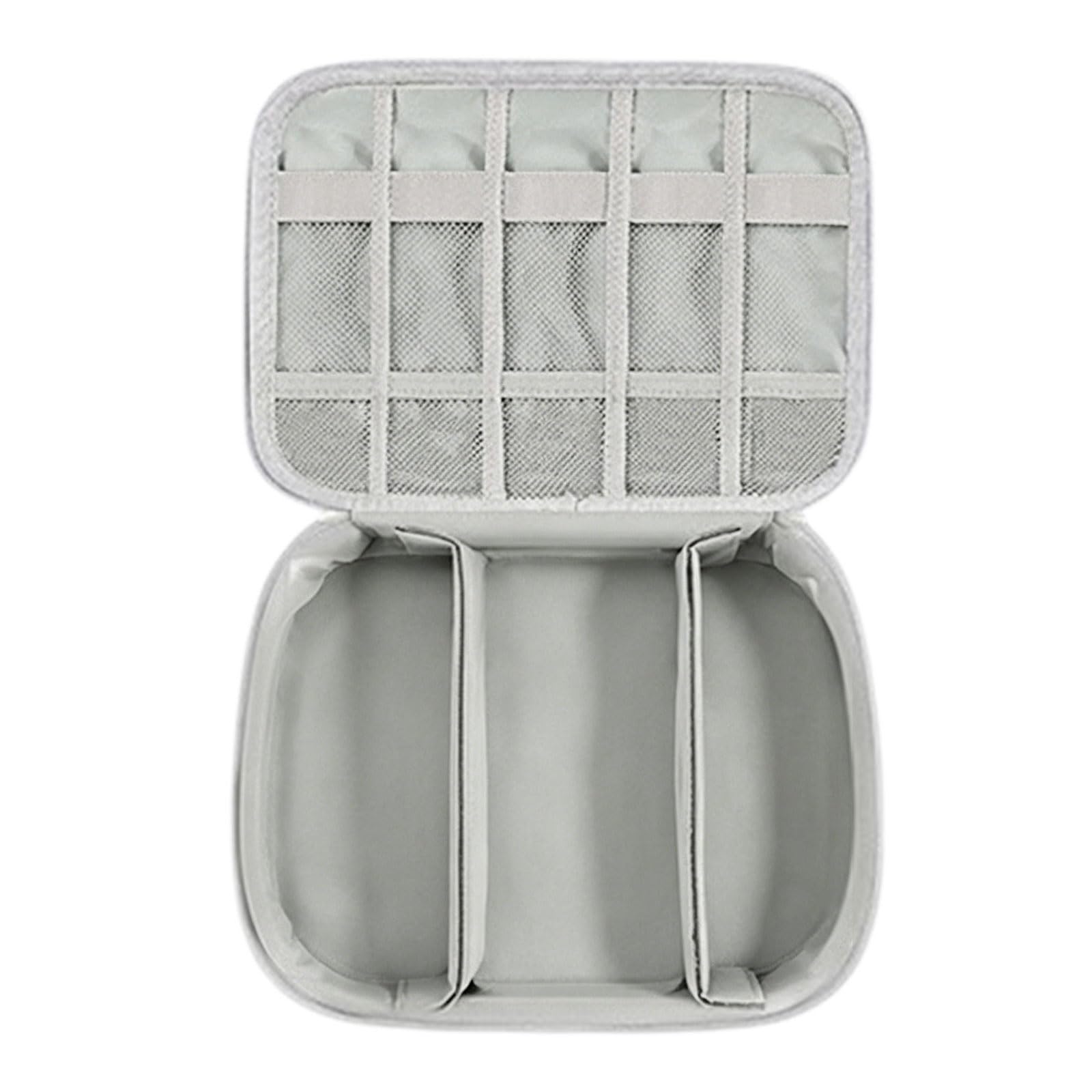 Bolsas portátiles con cremallera con interior espacioso que se adapta a múltiples dispositivos, mantiene los cables, auriculares, tarjetas, ordenados, organizadores de cables y auriculares