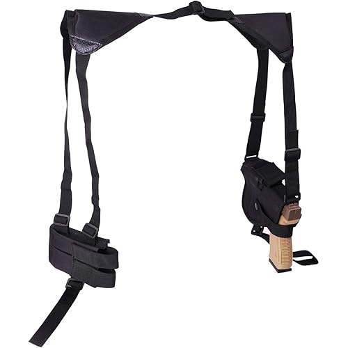 Drop Leg Holster for Pistol- Right Handed Tactical Thigh Airsoft Pistol Holster with Magazine Pouch Adjustable Gun Holster