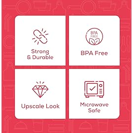 Comfy Package [300 Pack] Heavyweight Clear Plastic Tea Spoons with Engraved Design - Disposable Sturdy Plastic Utensils for Parties, Weddings, and Events