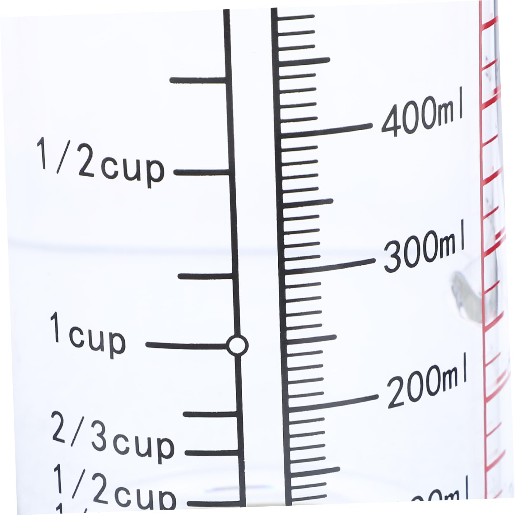 Taza Medidora de Vidrio con Tapa 600ml, Mango Ergonómico y Resistente al Calor para Hornear y Usar en Microondas