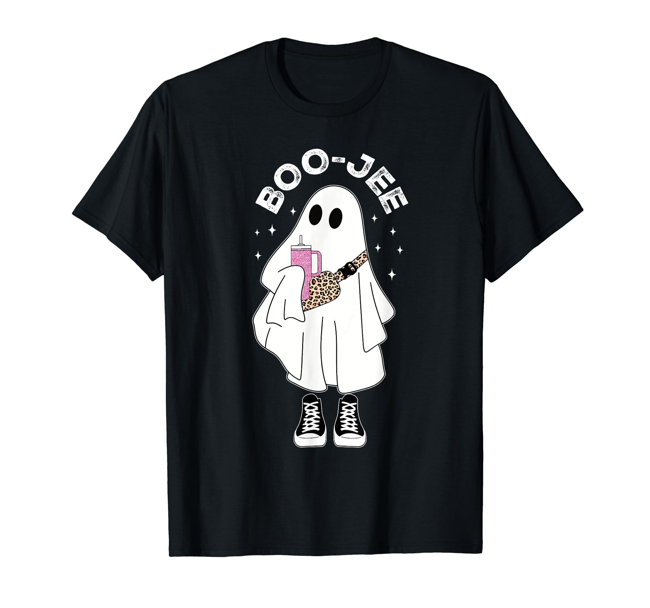 Funny Ghost Halloween 2023 Boujee Boo-JeeSpooky Season Cute Ghost Halloween Costume Boujee Boo-Jee T-Shirt