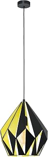 EGLO Pendellampe Carlton 1, 1 flammige Vintage Pendelleuchte
