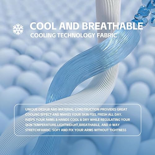 Miniatura 4 de Cubierta de brazo de manga larga con protección UV para mujer, protección UPF 50+, cubierta de mano de sol de verano para pesca al aire libre