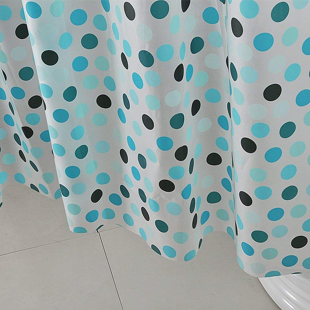 Cortina de ducha Mu Household para baño, cortina de ducha, impermeable, más gruesa, antimoho, sin olor, cortinas antiarrugas, 120 x 180 cm.