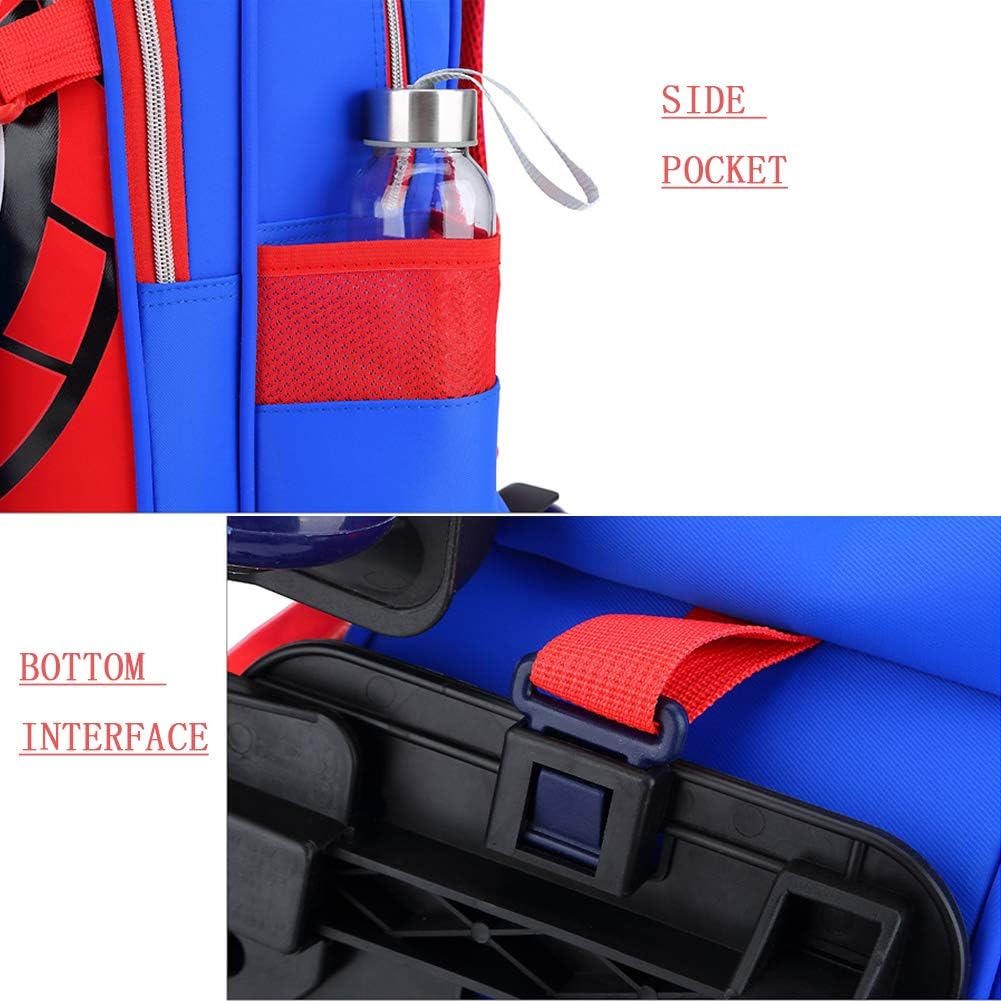 Prоmо Dіѕсоunt Uр Tо 70% оƒƒ Spiderman Six Wheels Trolley Case School Bags Boy Oxford Cloth Vacation Backpack