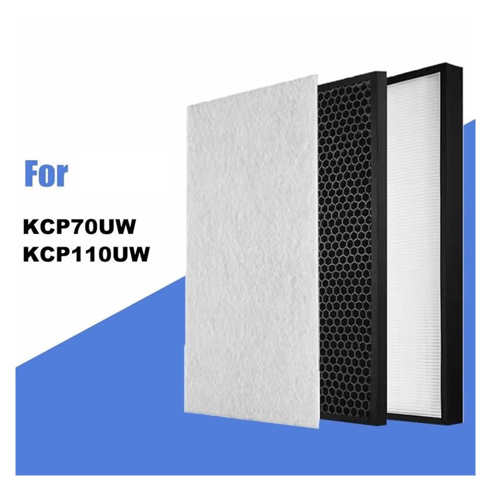 Filtre Particules Purificateur D Air, Compatible Pour Sharp KCP110UW