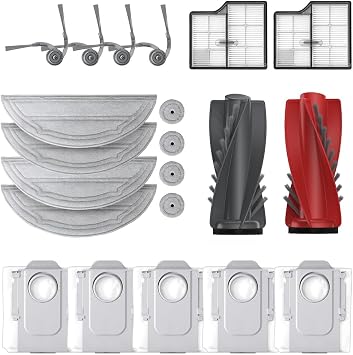 Saros 10 elektrikli s p rge aksesuar , 1  ift ana f r a, 4 yan f r a, 2 filtre, 4 silme bezi, 4 yuvarlak paspas, 5 toz torbas