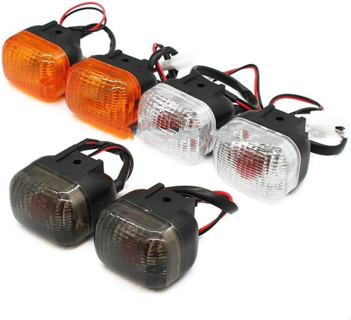 Generic Mini uniwersalne wskaźniki Dla Y amaha Zuma 08-19 Lampa sygnalizacyjna przedniego kierunkowskazu motocyklowego (kolor: bursztynowy)