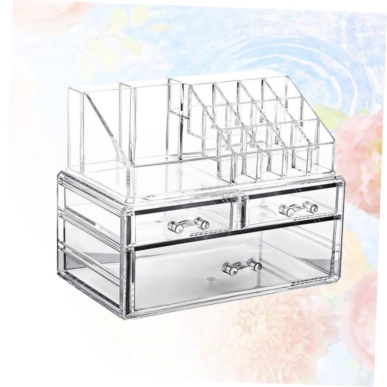 Scatola Trucchi con Cassetti in Acrilico, Organizer Cosmetici