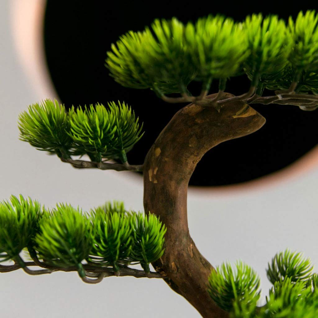 Artificielle Bonsaï Nouvelle simulation chinoise Petite Yiningbin Pine Arbre Simulation Tree Jardin d'extérieur Accueil Décoration de bureau Faux Plante Potouche Simulation Arbre Bonsaï Plante Artific