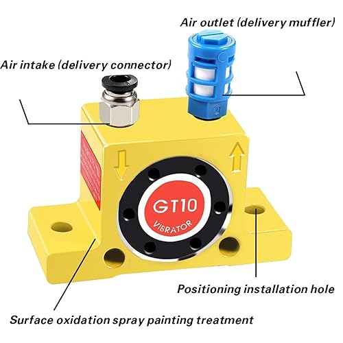 Miniatura 5 de 1 unids oscilador neumático vibrador turbina vibrador GT4 GT8 GT10 GT16 GT25 GT30K8 K13 K16 K30 (GT-8)