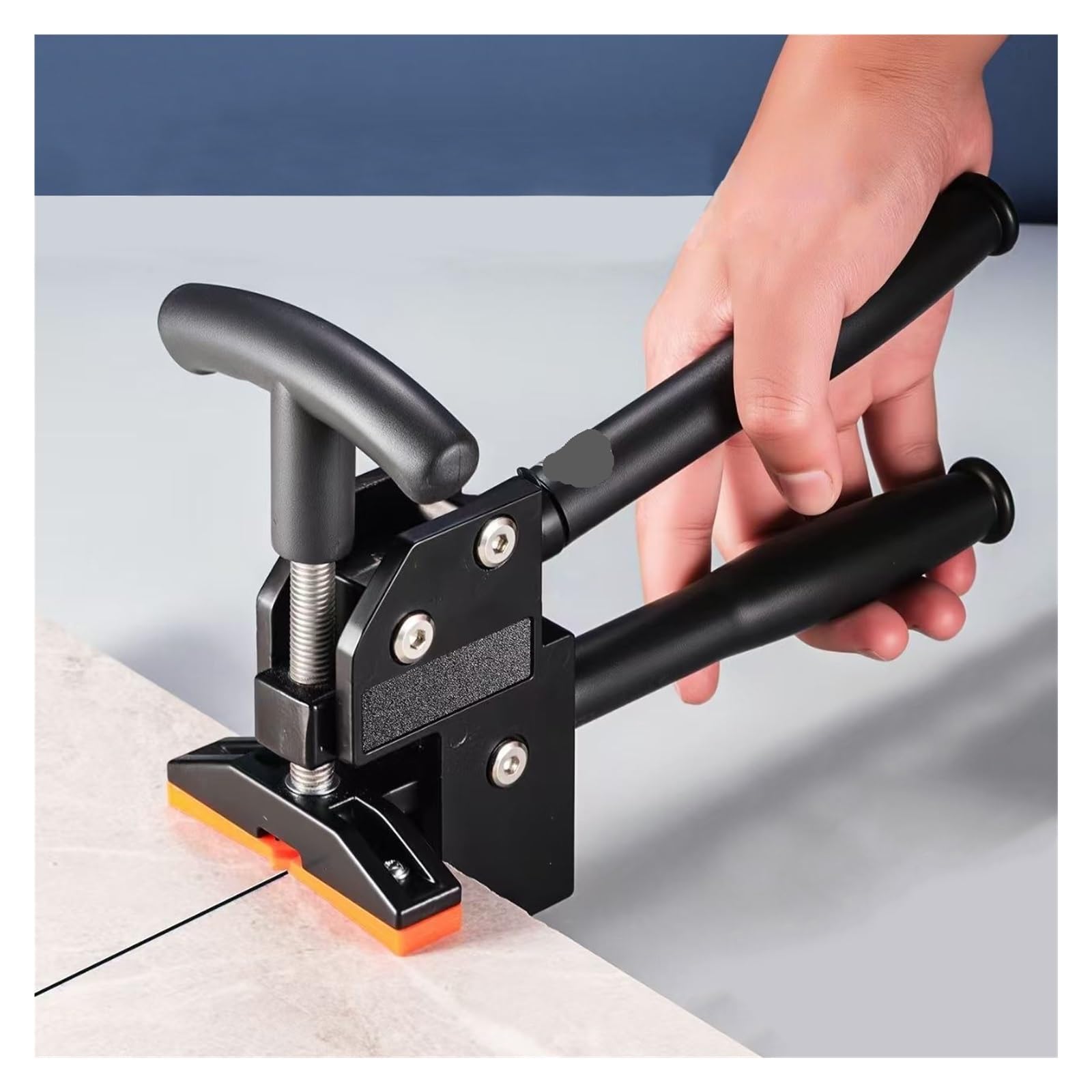 Generico Pinza for Rompere Piastrelle Taglierina Manuale Costruzione in Alluminio Manici Rivestiti in Gomma, Compatibile for progetti di ristrutturazione Domestica