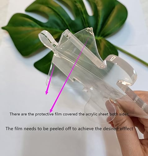 Miniatura 4 de Plantilla de montaña de rompecabezas,Plantilla de acrílico transparente,Plantilla de enrutador de carpintería