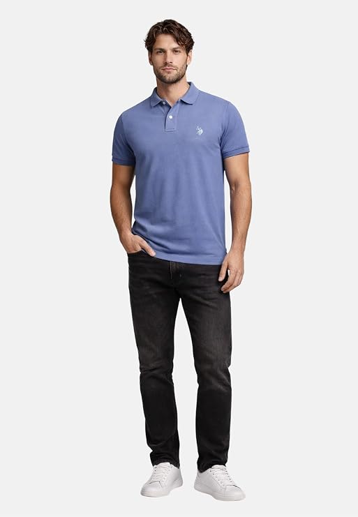 U.S. POLO ASSN. Men's Polo Shirt (S-XXL) - 100% Cotton Short Sleeve Basic - P029