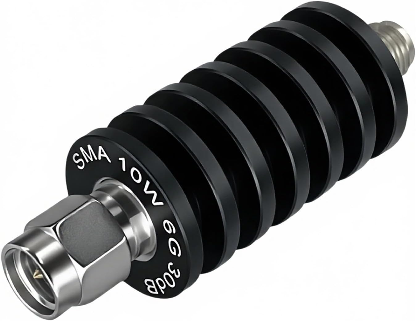 50dB 10W SMA attenuator,6Ghz 10 Watt SMA Attenuators with SMA Connector 50 Ohm attenuator Coax for Ham Radio,Testing (6G 50DB)