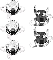 Vista 7 de uxcell KSD301 Termostato 284.0 °F/284°F 10A N.C Ajustar interruptor de temperatura de disco rápido para microondas, horno, cafetera 2 piezas