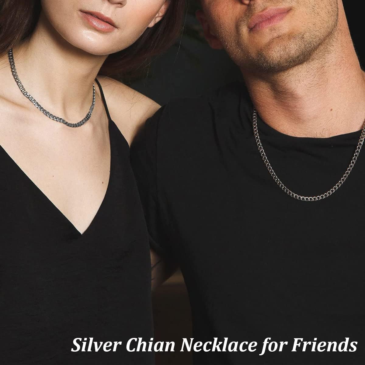 Miniatura 6 de Ronglry Cadena de eslabones cubanos para hombres, cadena de eslabones cubanos de Miami, cadena de plata cubana, collar de diamantes para hombres,