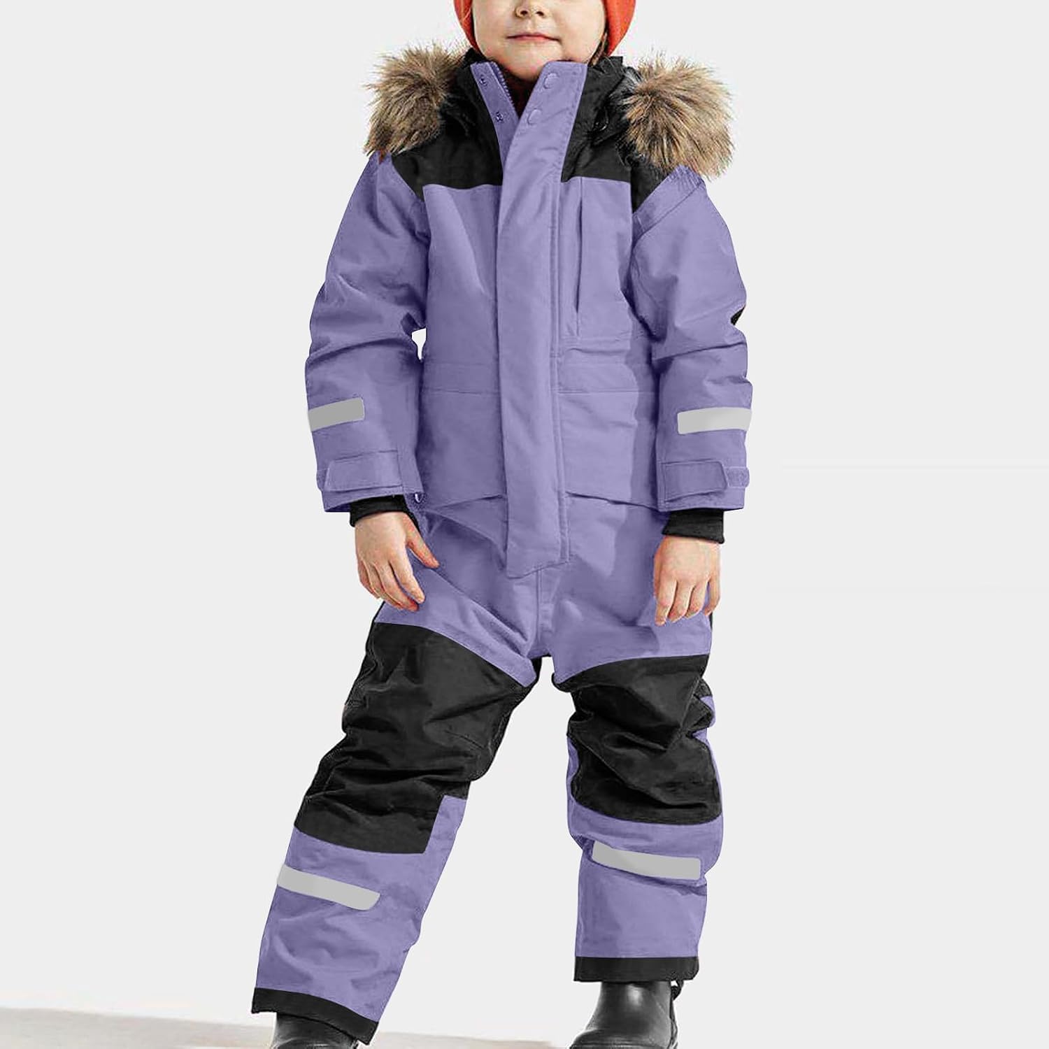 Kids Snow Suit Girls Boys One Piece Snowsuit Waterproof Windproof Winter Warm Outdoor Overalls Snowboarding Ski Suits