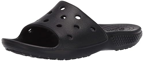 crocs unisex-child Classic Crocs Slide K Blk Slide