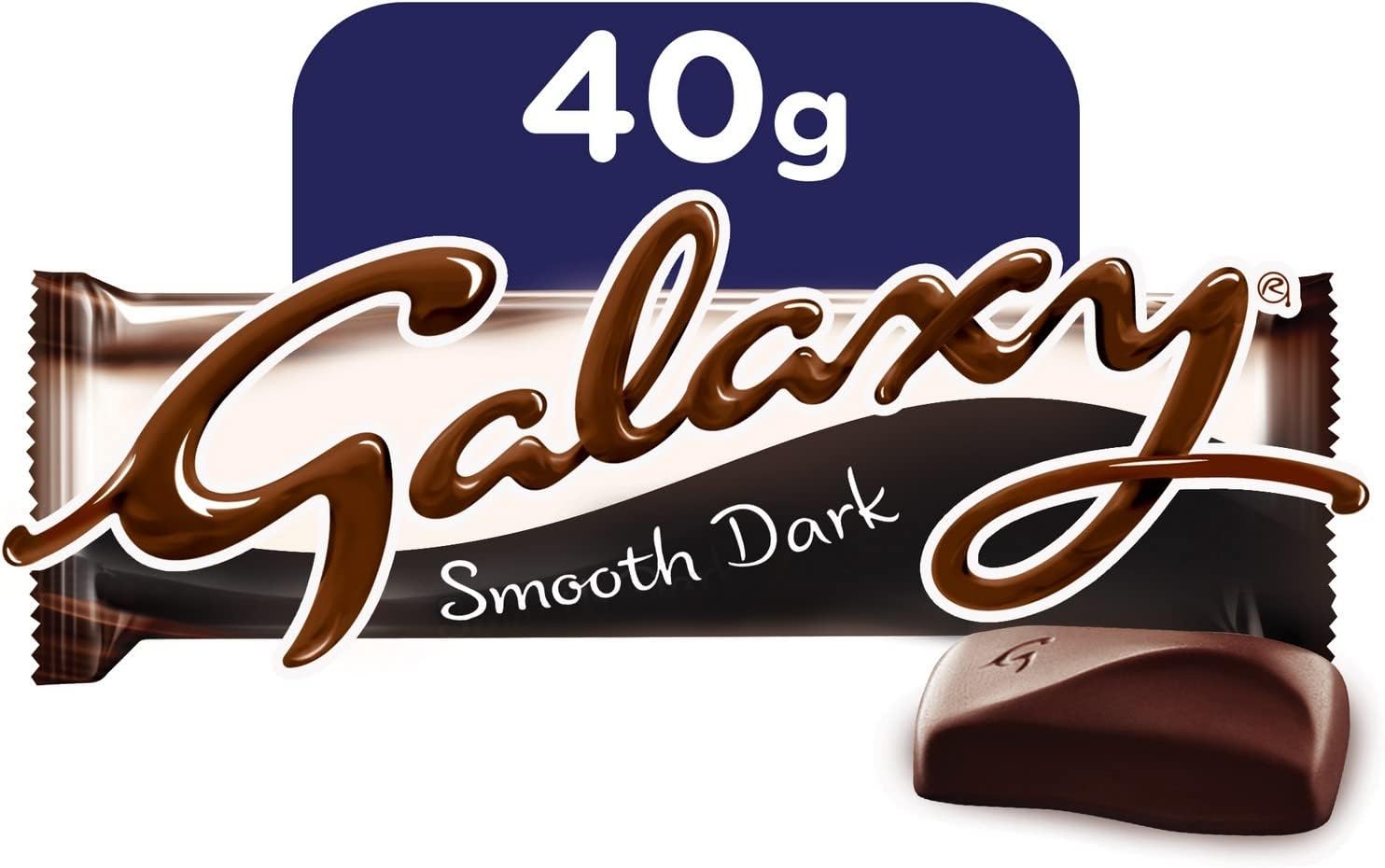 Galaxy Smooth Dark Chocolate Bar 40g