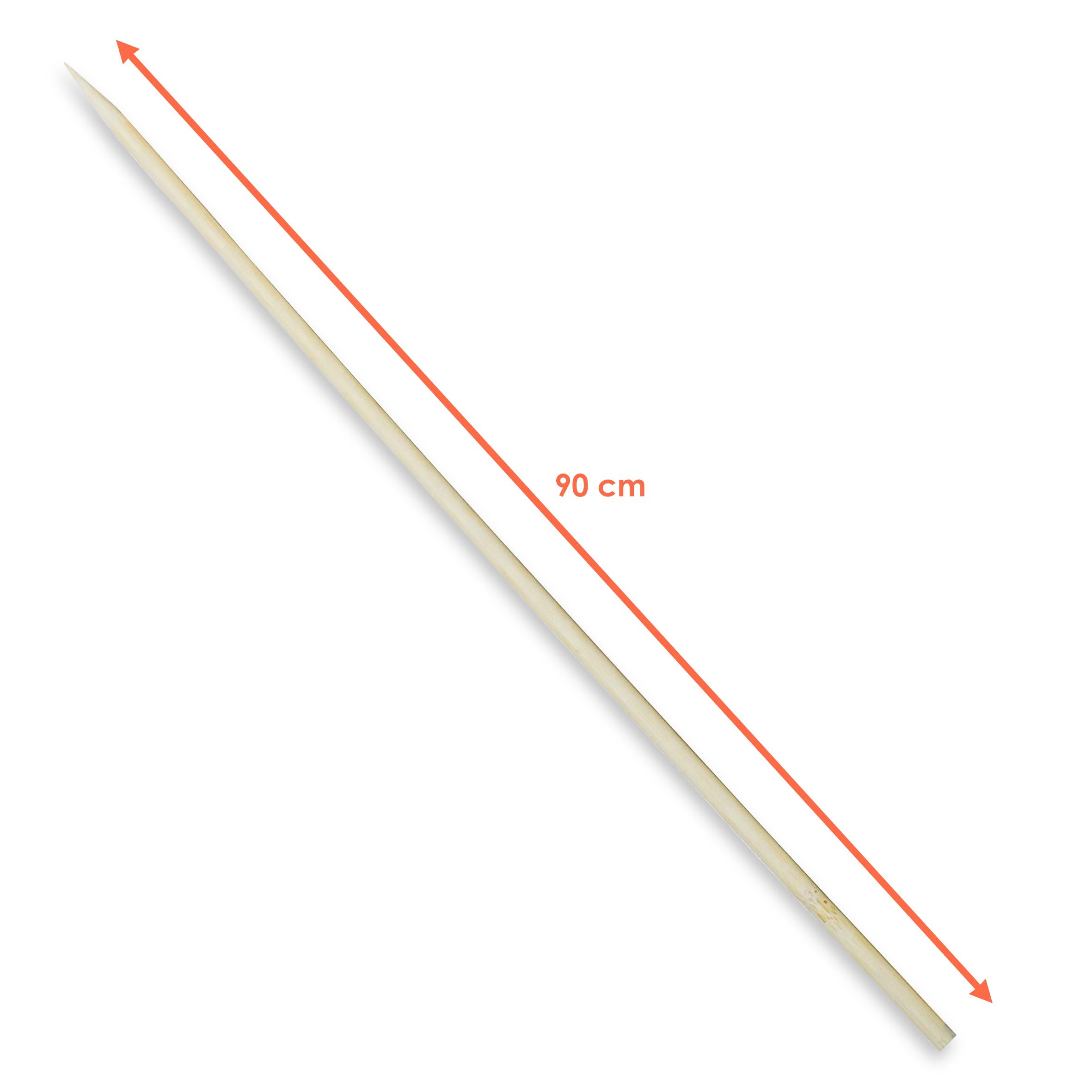 Bastoncini per Piante in Bambù, 90 cm, Naturale, 200 Pezzi - Supporto per Coltivazione di Vasi e Aiuole, Pomodori, Fiori, Rampicanti - Aste per Giardino