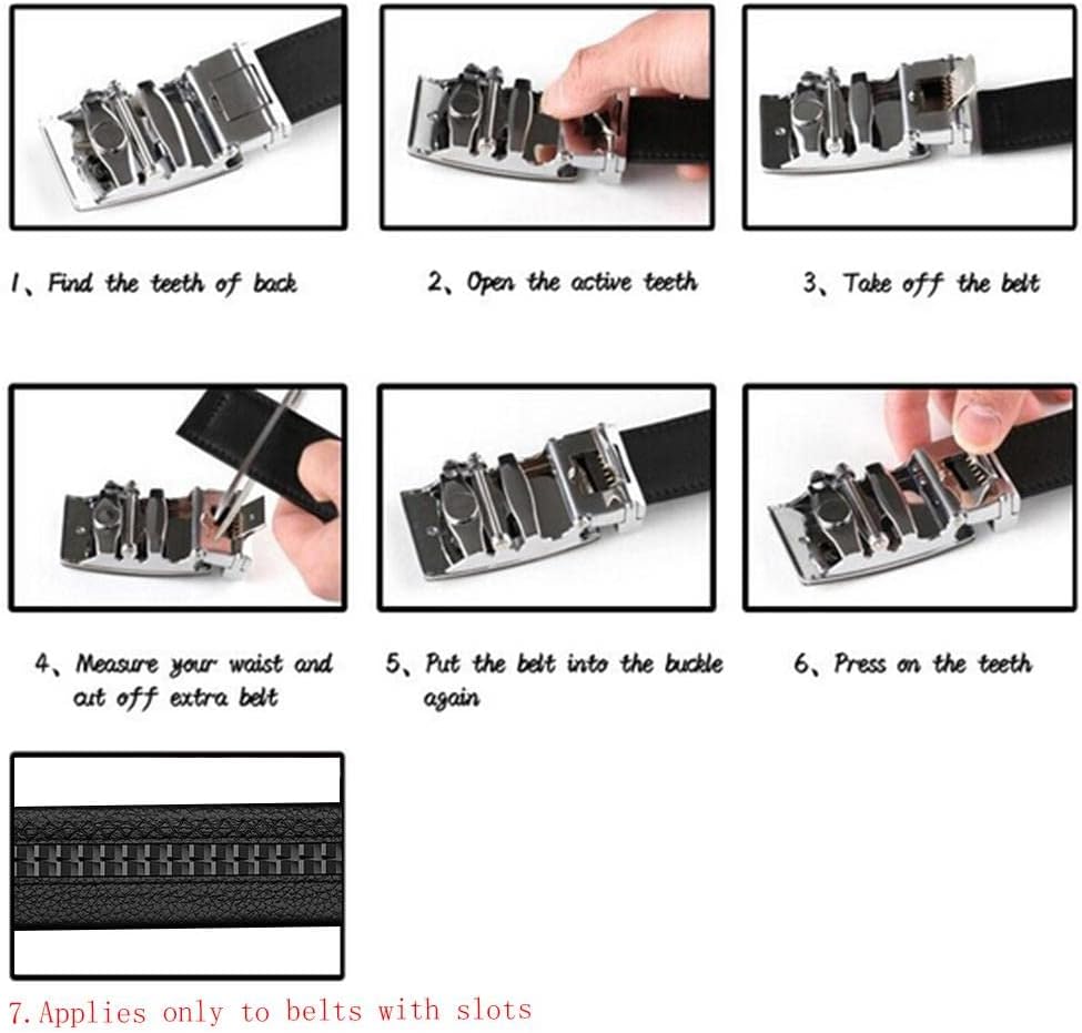 MEN' RATCHET BELT MEN' BUCKLE, 05, One Size - Image 4