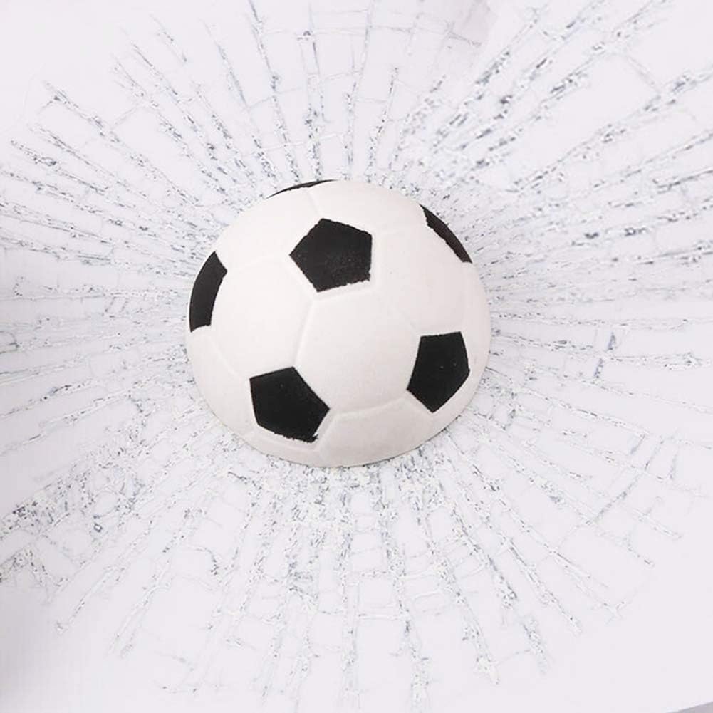 Buy Prank Soccer Car Stickers, 3D Self Adhesive Broken Glass Window