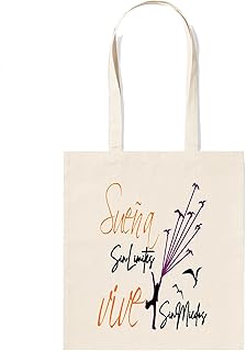 Docliick. Bolso Tote bag con Frase Motivadora y Mensaje. Regalo Motivador para Mujer. Bolso tela compracon mensaje motivad...
