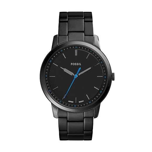 Fossil Men's Minimalist Quartz Stainless Steel Three-Hand Watch for Men