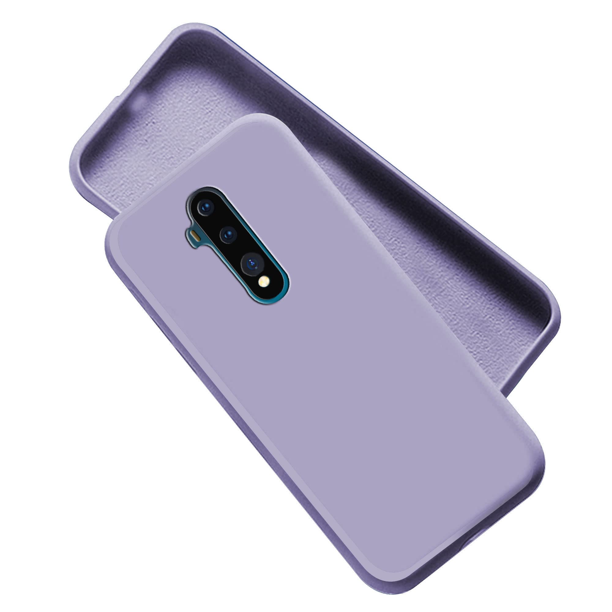 A rtistque Liquid TPU Silicone Matte Shockproof Flexible Without Camera Protection Soft Back Cover Case for OnePlus 7T Pro - Purple (B099WWNBY2) Amazon Price History, Amazon Price Tracker