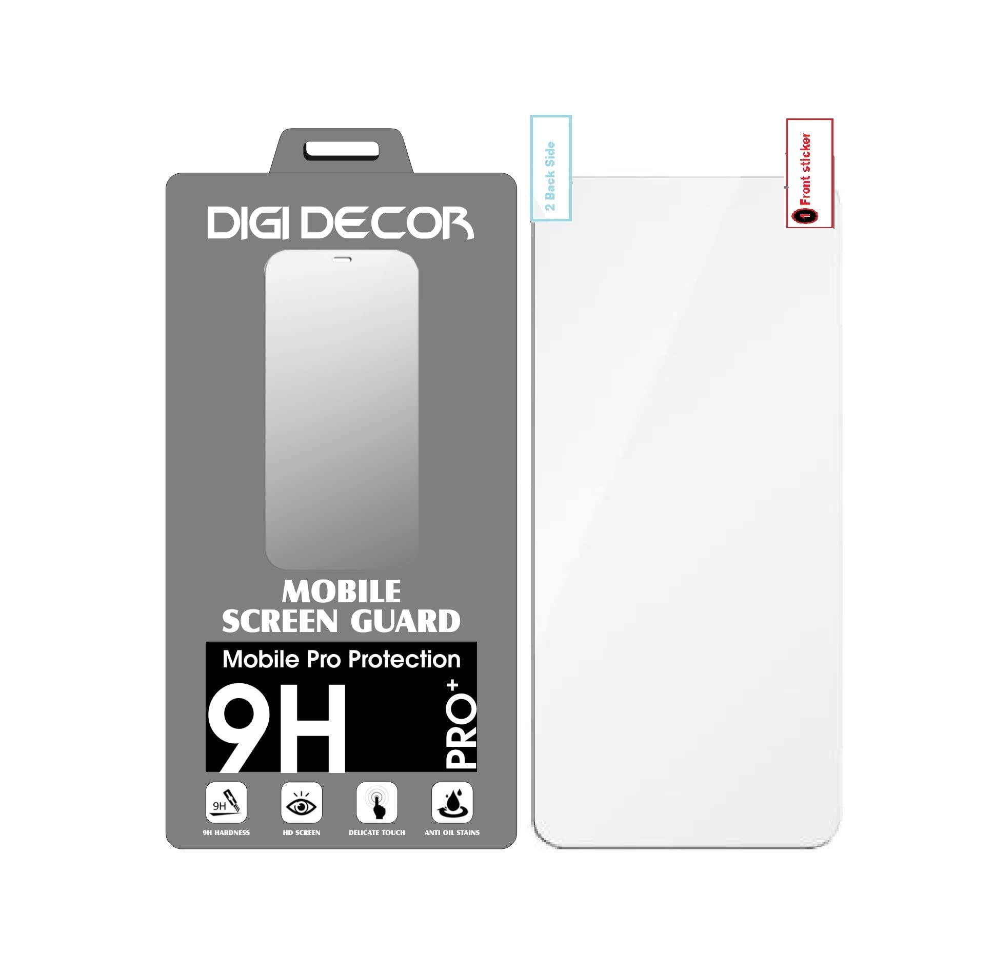 DIGI DECOR Tempered Glass Screen Guard for SAMSUNG GALAXY A01 CORE