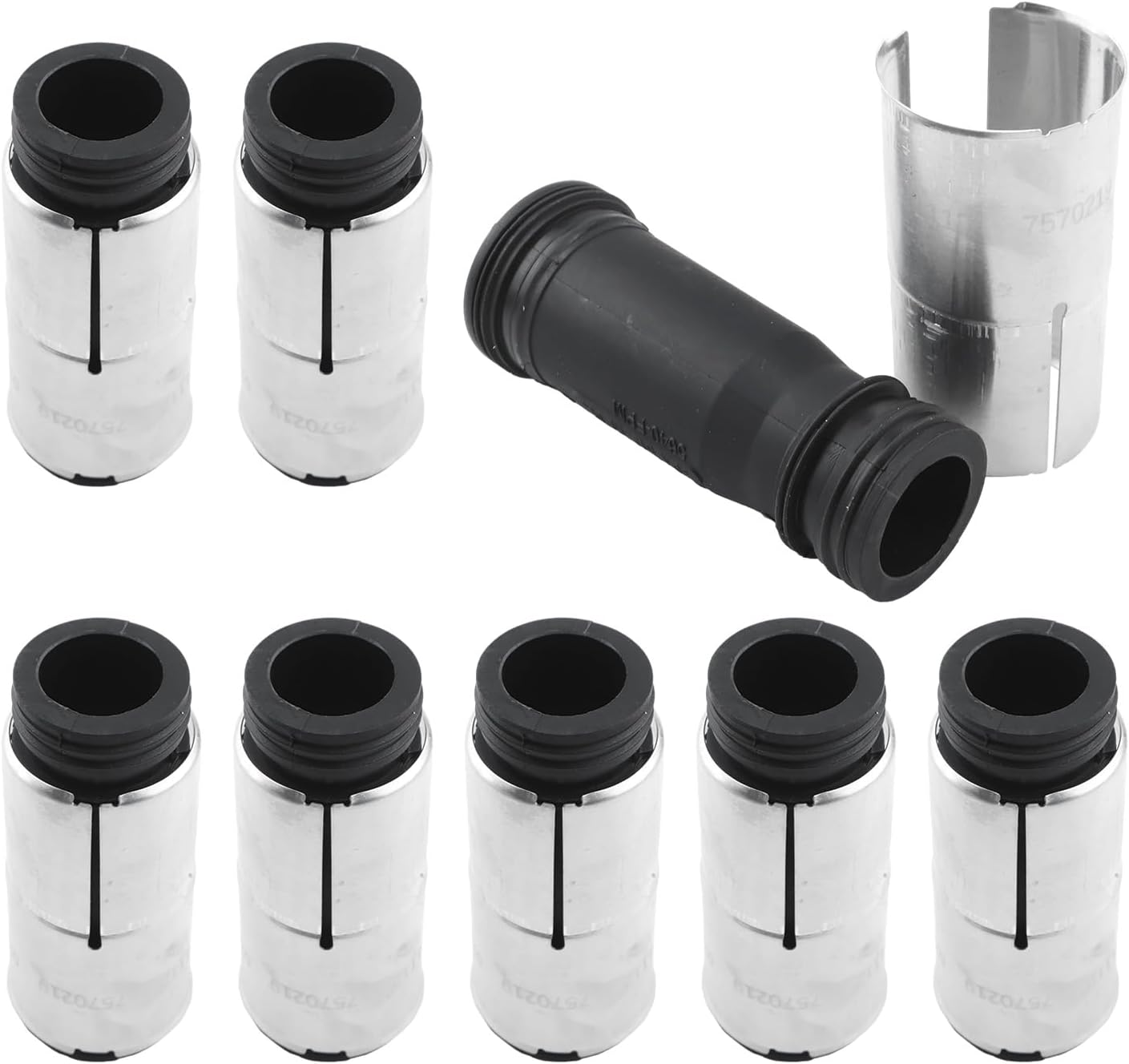 11127570219 8Pcs Spark Plug Tube Seal Set Compatible with 2000-2010 BMW X5 E53 E70, 5 6 7 Series E60 E63 E64 E65 E66, Replaces 11127507404 11120150306