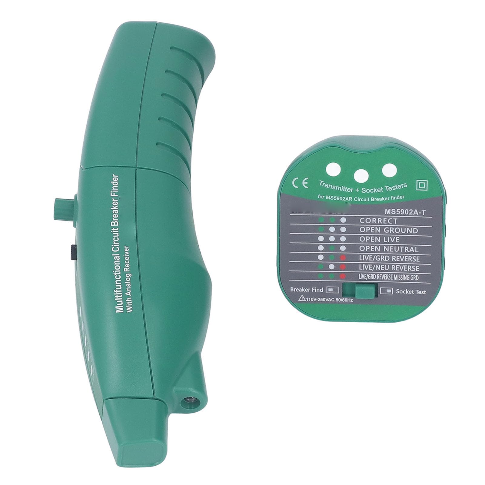 Automatyczna Wyszukiwarka Wyłączników Lokalizuje Bezpieczniki i Wyłączniki, Tester Gniazda Elektrycznego Przełącznika Powietrza w Gniazdku Wtyczka UE 110–250 V do Biura, Domu i
