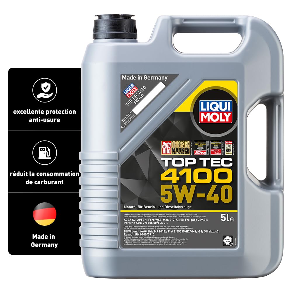 Huile Moteur Liqui Moly Top Tec 4100 5W40
