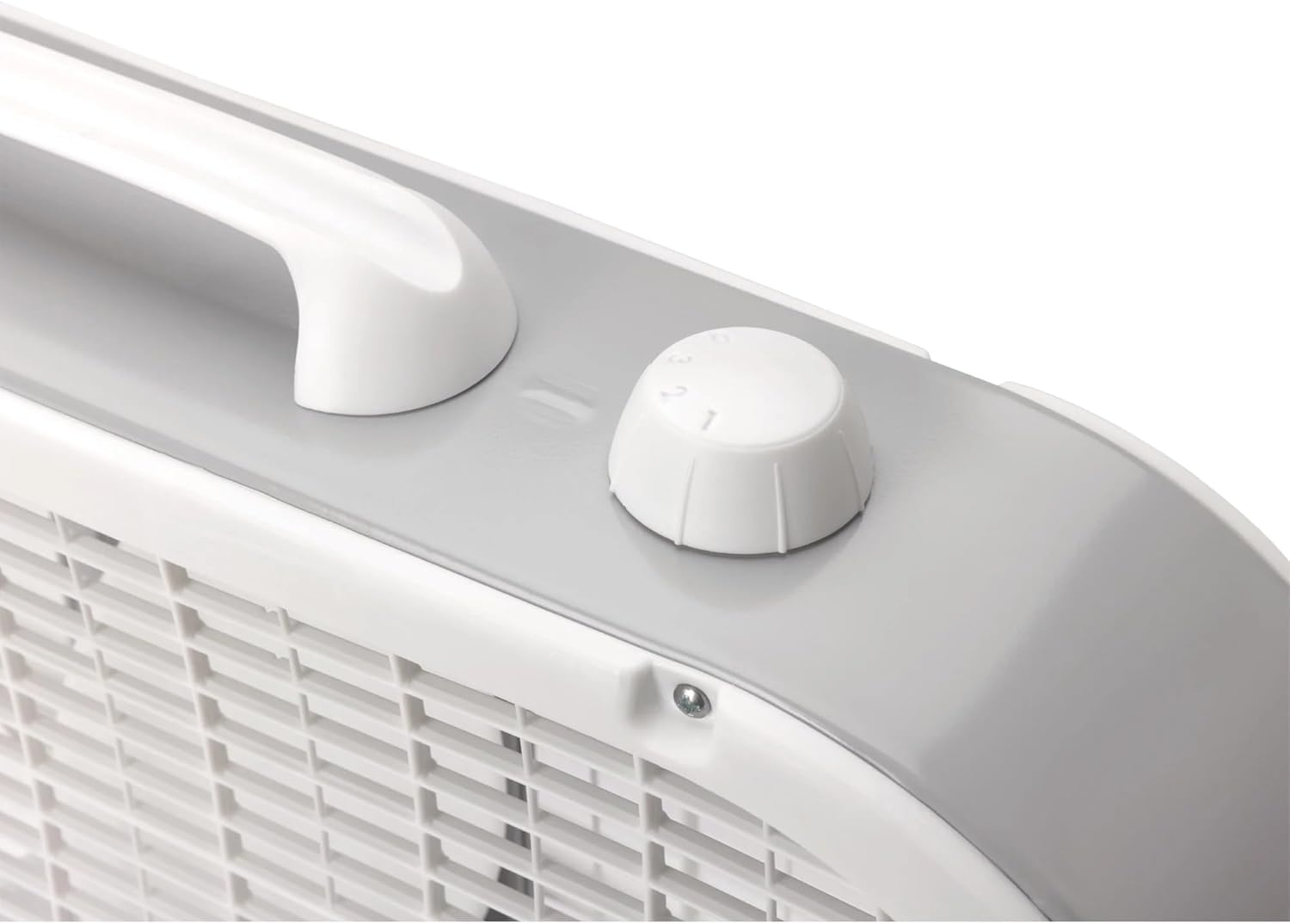 20" Classic Box Fan with Weather-Resistant Motor, 3 Speeds, 22.5" H, White, B20200, New