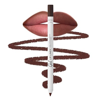 LAMEL Lip Liner for women, Long lasting Gel, Easy-glide gel texture Super long-lasting, Sharpenable precise tip, Intense