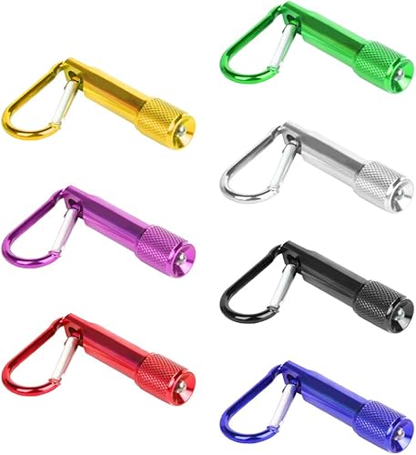 Miniatura 2 de PROLOSO Mini linterna LED llaveros portátil linterna llavero mosquetón juguetes a granel para niños recuerdos de fiesta camping senderismo 15