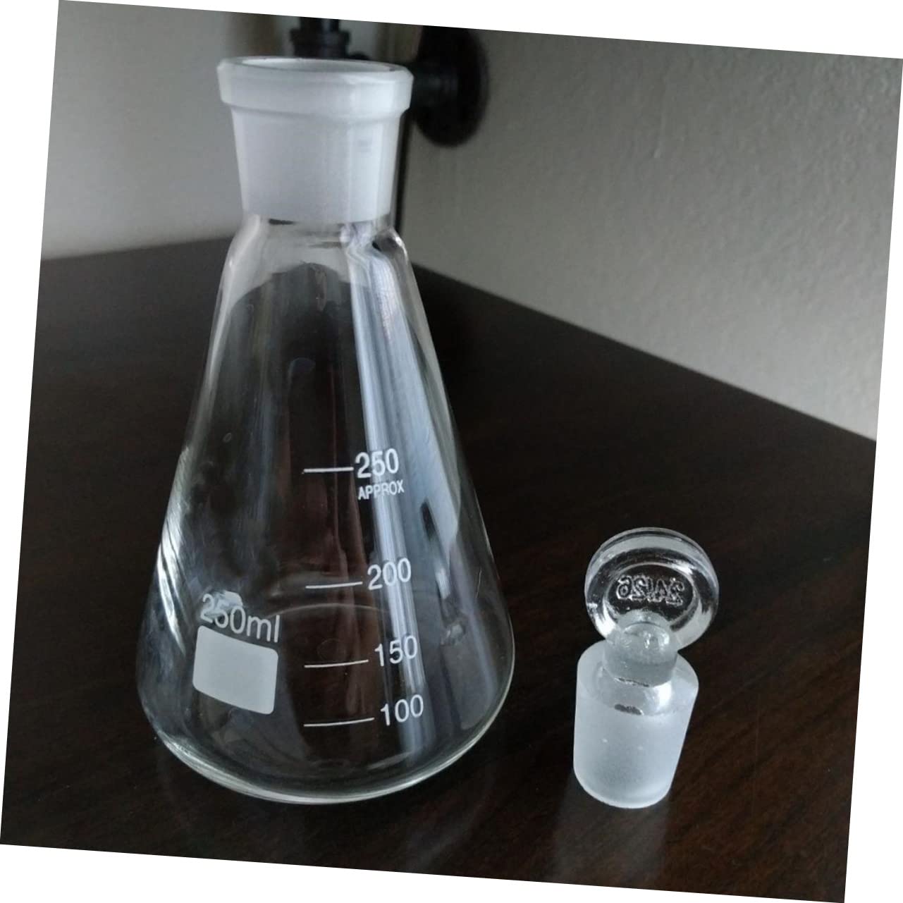 3 Uds Matraz Erlenmeyer Matraces Cónicos De Borosilicato Matraz De Laboratorio Matraz Cónico De Laboratorio Matraz Cónico Engrosado Laboratorio De Química Matraces De Ebullición